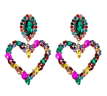 Twisted Heart Earrings