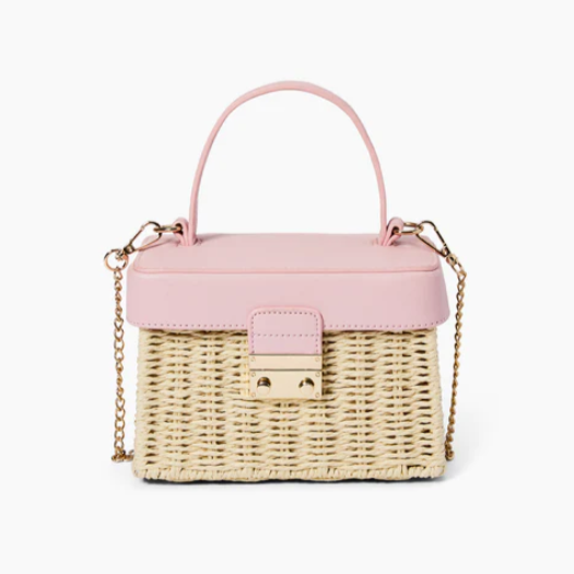 Senna Treasure Straw Top Bag