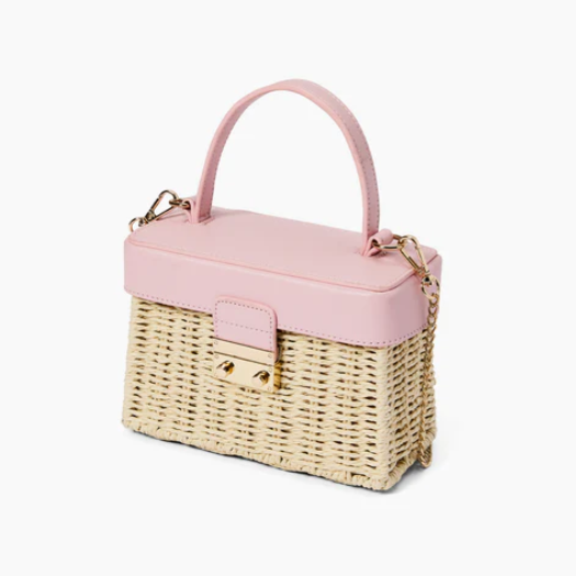 Senna Treasure Straw Top Bag