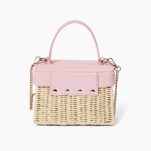 Senna Treasure Straw Top Bag