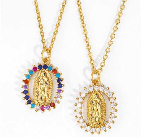 Virgin Mary Necklace