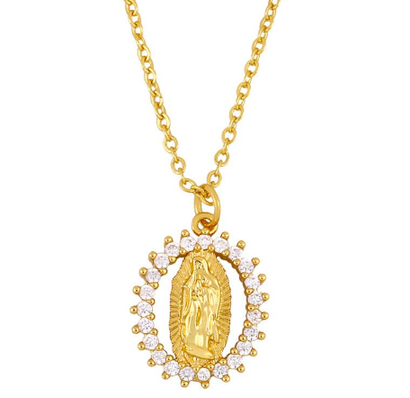 Virgin Mary Necklace