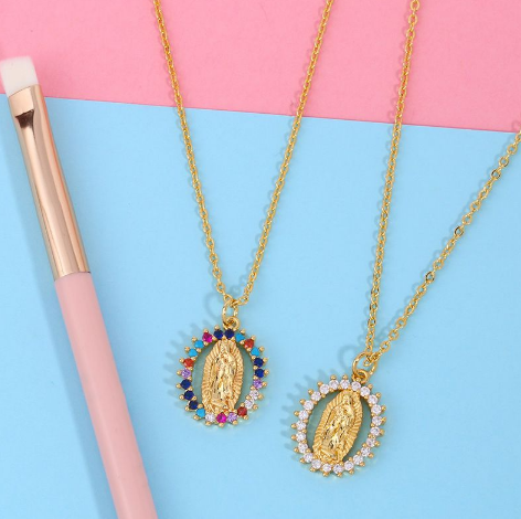 Virgin Mary Necklace